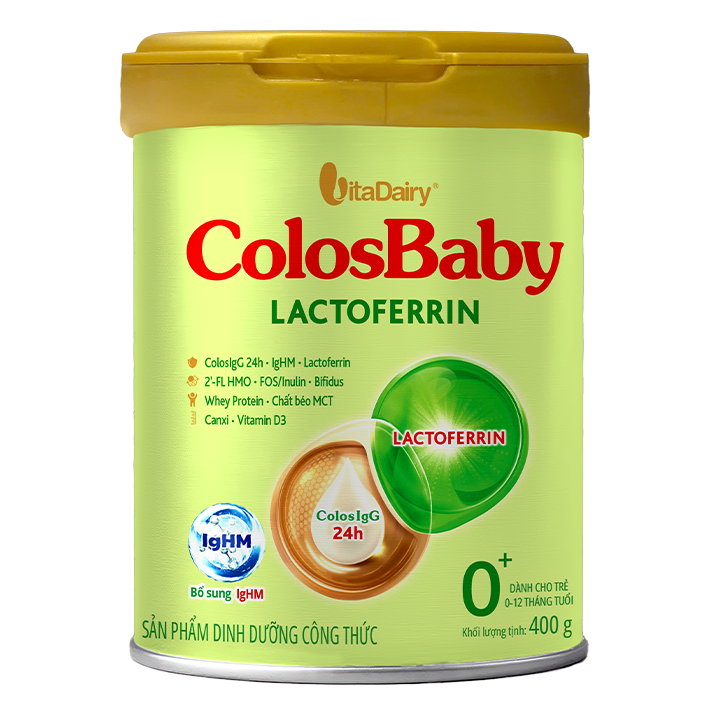 Sữa ColosBaby Lactoferrin 0+ 400G (0-12 tháng)