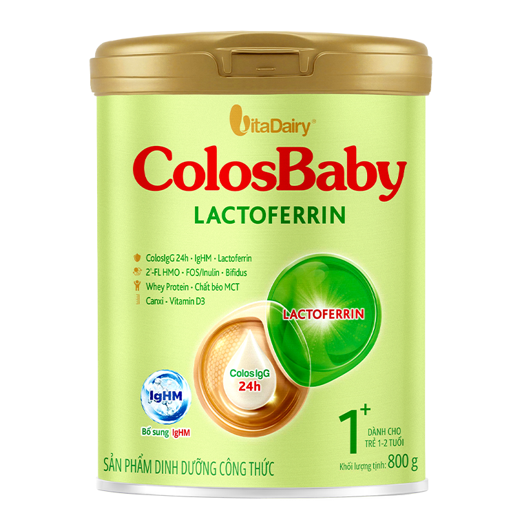 Sữa ColosBaby Lactoferrin 1+ 800G (1-2 tuổi)