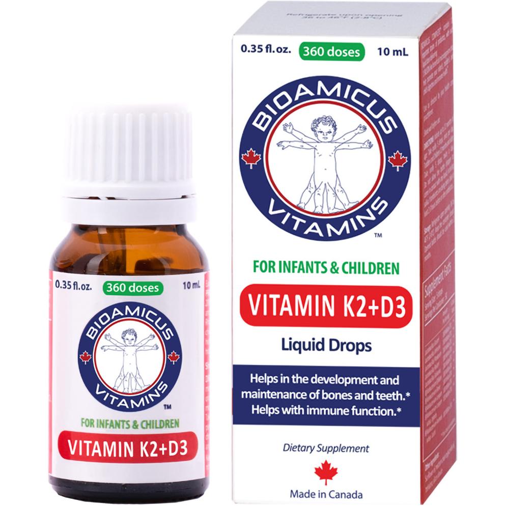Vitamin D3K2 BioAmicus 10ml (Từ sơ sinh)