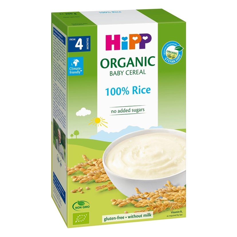 Bột ăn dặm HiPP nhũ nhi cho bé 4 tháng trở lên 200g