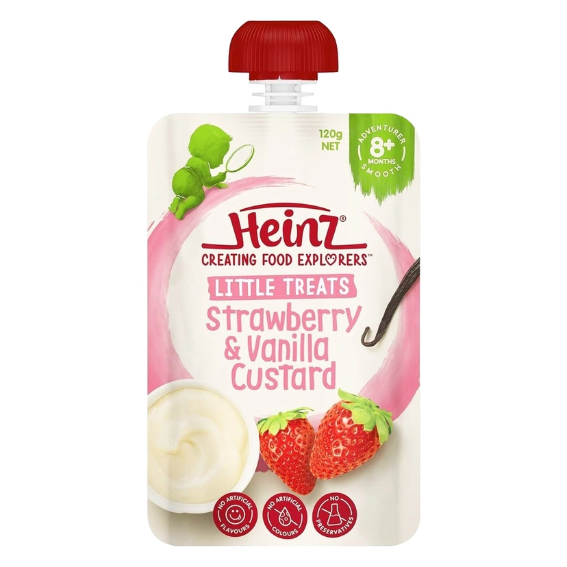 Váng sữa dinh dưỡng hữu cơ Heinz các vị 120g