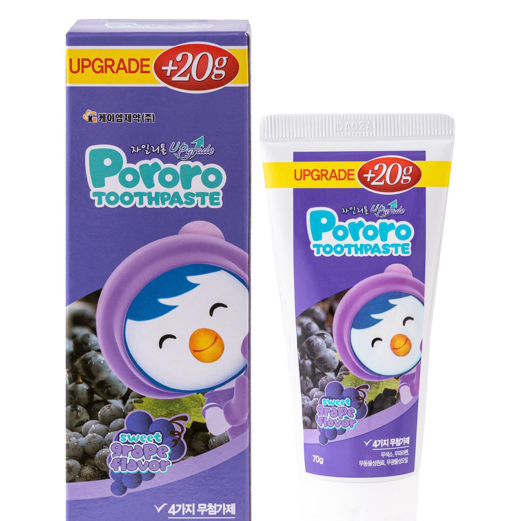 Kem đánh răng Pororo cho bé vị nho 50g (Từ 3 tuổi)