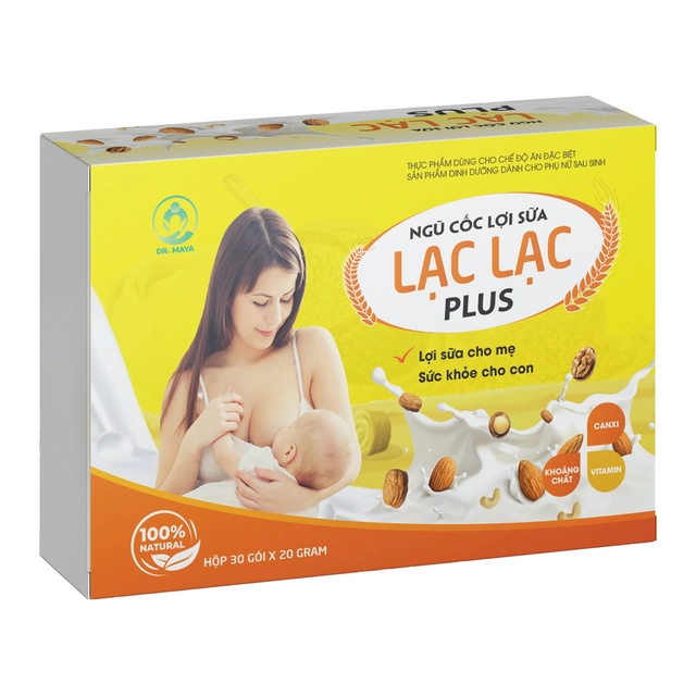 Ngũ cốc lợi sữa Lạc Lạc Plus 30 gói x 20g