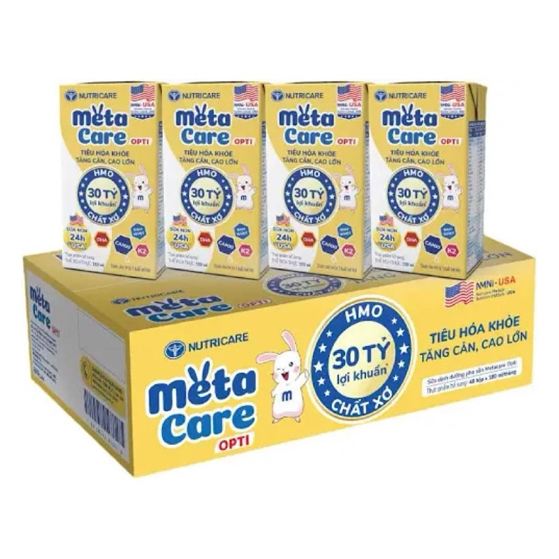 Sữa dinh dưỡng pha sẵn Metacare Opti 4x110ml (Thùng 12 lốc)