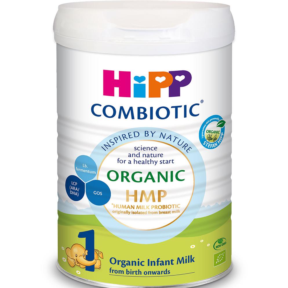 Sữa bột HiPP Combiotic Organic HMP & GOS số 1 800g (0 - 6 tháng)