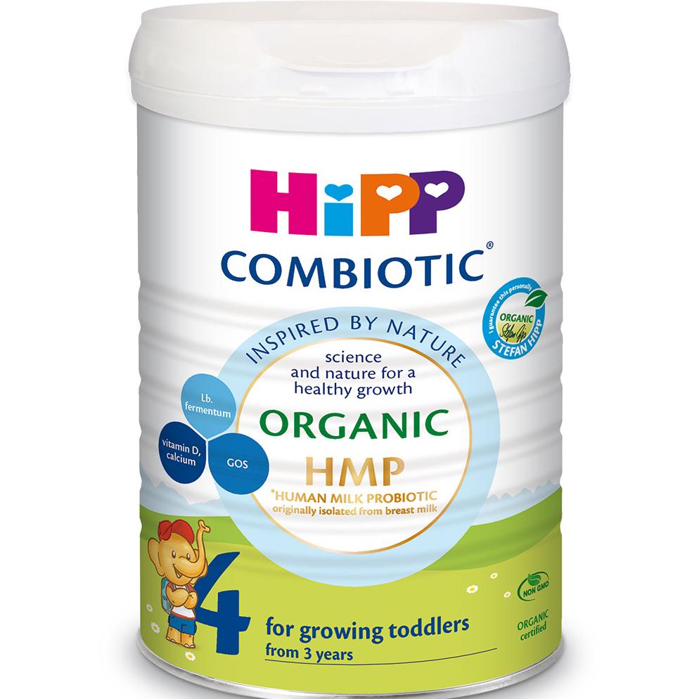Sữa bột HiPP Combiotic Organic HMP & GOS số 4 800g (Trên 3 tuổi)