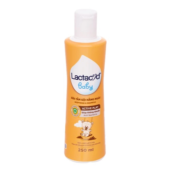 Sữa tắm gội kháng khuẩn Lactacyd Milky 250ml