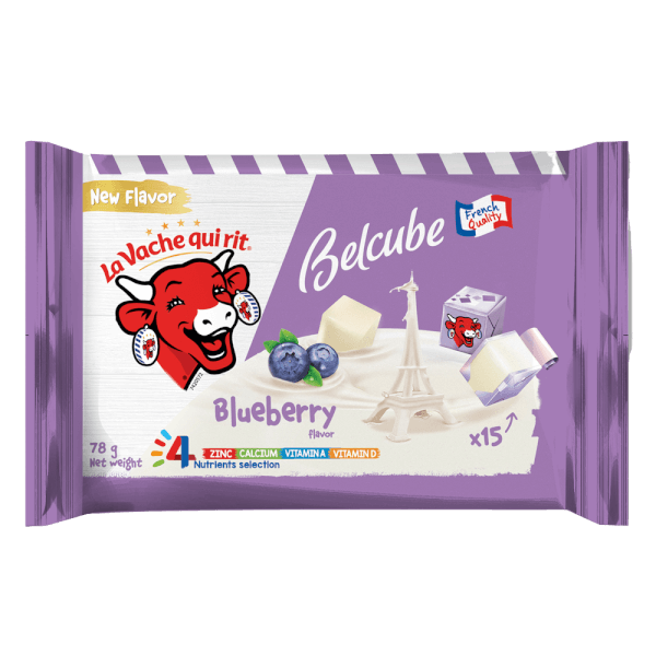 Phô mai viên Belcube vị việt quất 78g (15 viên)