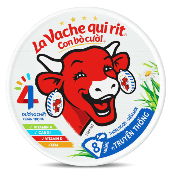 Phô mai La Vache qui rit Con Bò Cười - 100N VN (112gr)