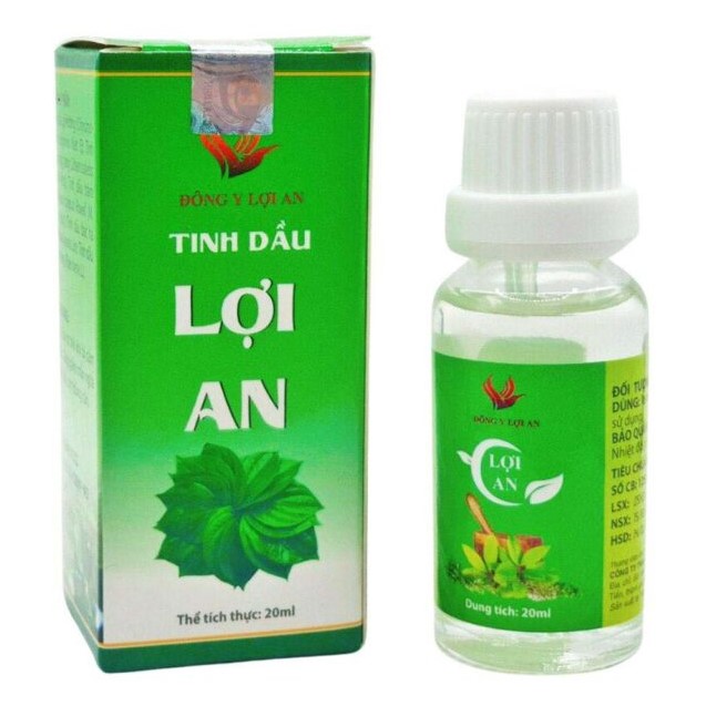 Tinh dầu Đông Y Lợi An hỗ trợ giảm ho, sổ mũi 20ml