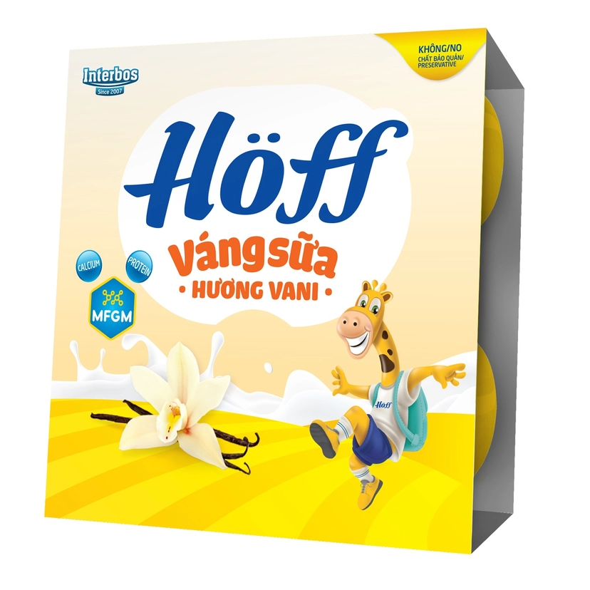 Váng sữa Hoff vị vani 4x55g