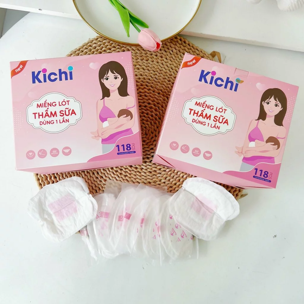 Miếng lót thấm sữa Kichi 118 miếng